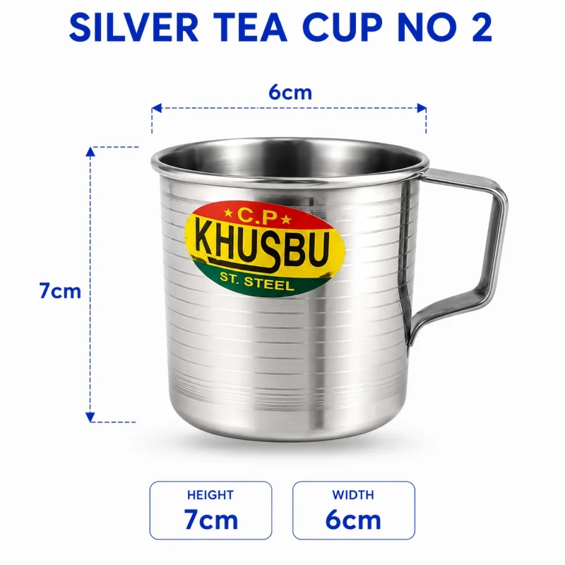 SILVER TEA CUP NO 2